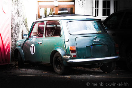 Mini Cooper Auto Parken Elf Reifen Isestraße Hamburg