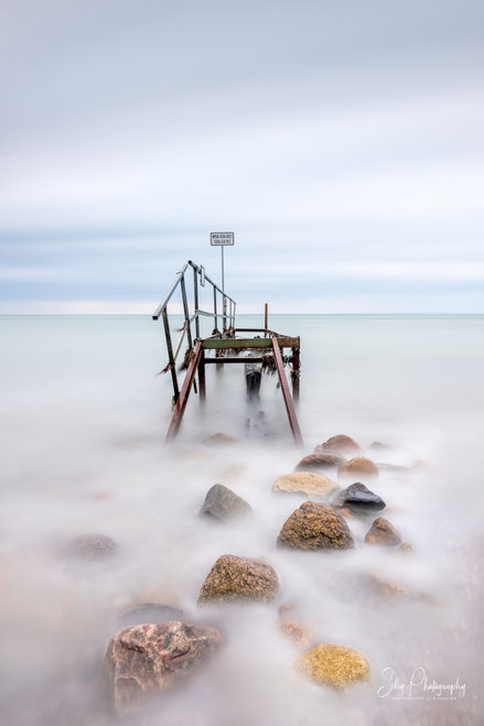 Ostsee, Lensterstrand, Grömitz, Steg, Langzeitbelichtung, 2020, © Silly Phptpgraphy