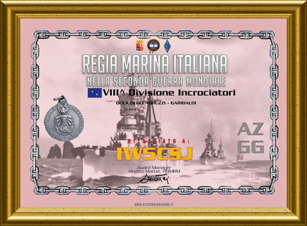 Regia Marina -  VIII Divisione Incrociatori