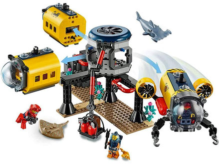 Im Paket Lego 60265 Meeresforschungsbasis sind 497 Einzelteile enthalten.