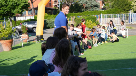 tiro alla fune festa bambini 7 anni Roma