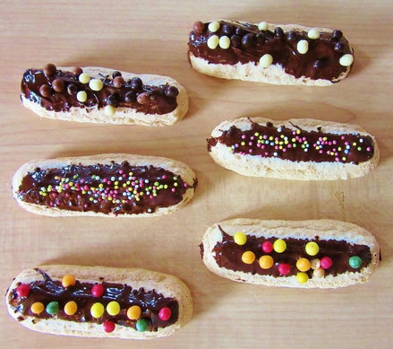 Biscuit cuiller brossard décoré pour le goûter des enfants 