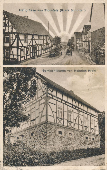 Postkarte Stornfels ca. 1940