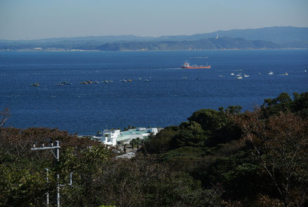 高台にあるので東京湾が良く見える