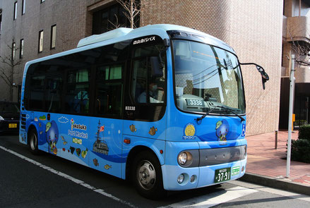 市内を走る循環バス