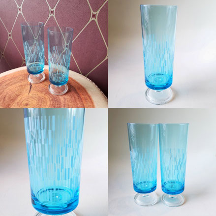 蔵にあった古いガラスコップ2客 蔵にあった古いガラスコップ2客 No.8074「iittala〈Sarjaton