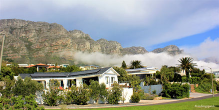 Die Wohngegend in Teil "Bakoven" in Camps Bay verspricht viel...