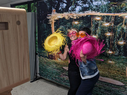 Animation photobooth installé pour un évènement à Montauban.