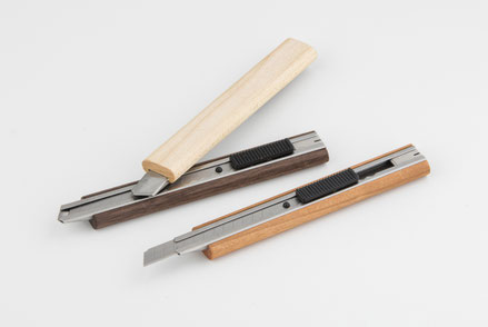 木材　カッター　ナイフ　クラフト　木　Wood　手づくり　ハンドメイド　銘木　メイプル　チェリー　ウォルナット　家具材　希少　樹種