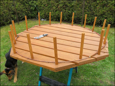 Storchennest bauen
