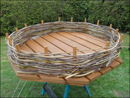 Storchennest bauen