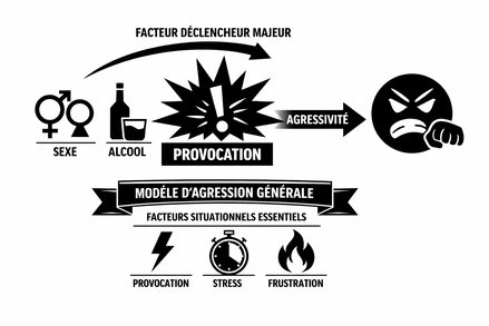 Provocation, clé de l'agression