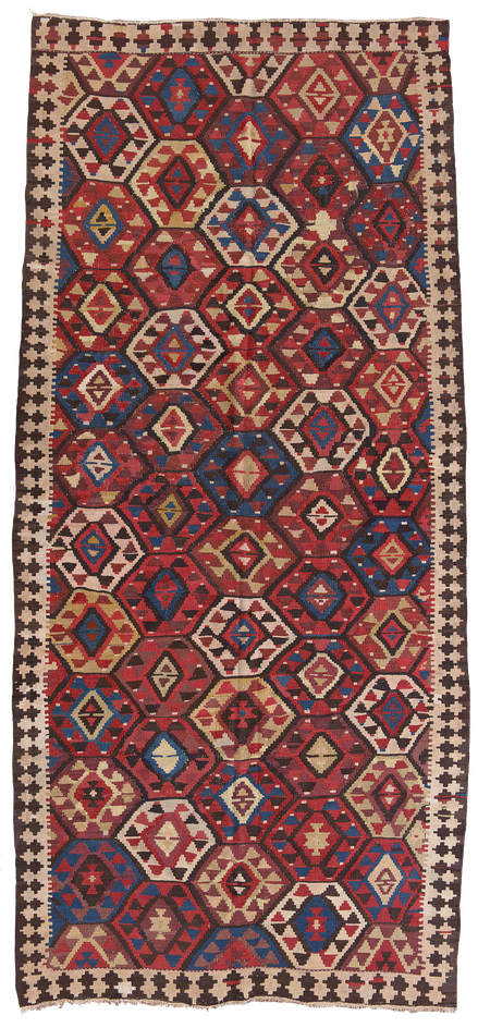 Kelim Teppich. Zürich. Semi-antique Shahsavan Kelim, antique and nomad rug, tapis et kilims nomades, Zurich Suisse, www.kilimmesoftly.ch