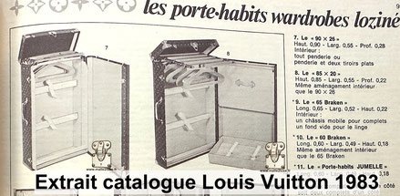 Louis Vuitton catalogue Wardrobe 1983 