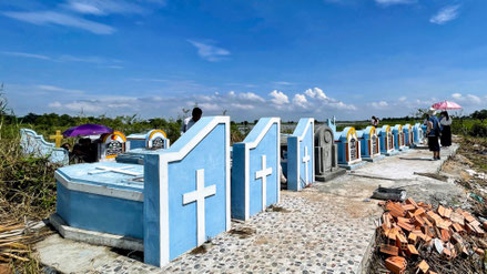 Le cimetière de Tasko.
