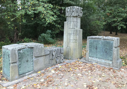Das Kriegerdenkmal in Rünthe