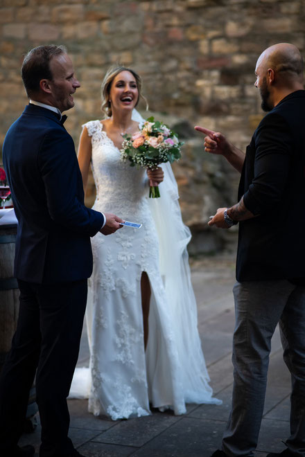 zauberer auf hochzeiten benjamin gleissner brautpaar happy