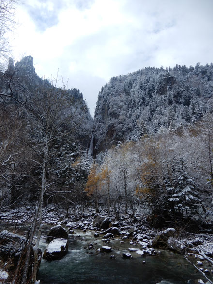 層雲峡の滝