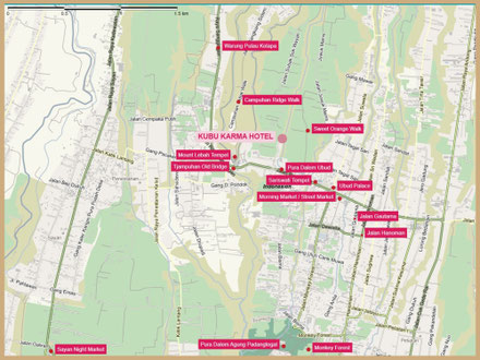 Ubud, Monkey Forest, Saraswati, Sweet Orange Walk, Campuhan Ridge Walk