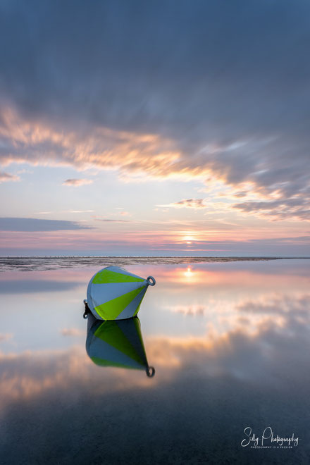 Sankt Peter-Ording, St. Peter Böhl, Boje, Langzeitbelichtung, 2022, ©Silly Photography