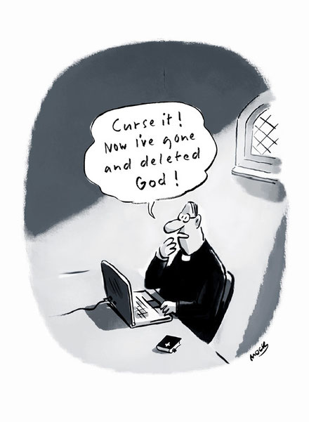 Cartoon from Mock about facebook