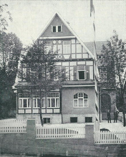 Unser zweites Corpshaus am Zellbach 5 von 1913 bis 1937