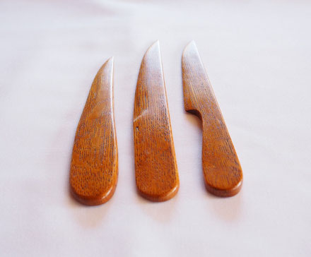 木のペーパーナイフ 七曜工房 木のクラフトと笛の製作販売