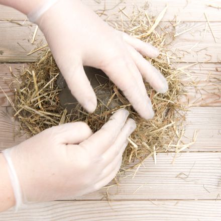 Crafting a DIY straw reinforced concrete Easter bowl with PASiNGA Tutorials