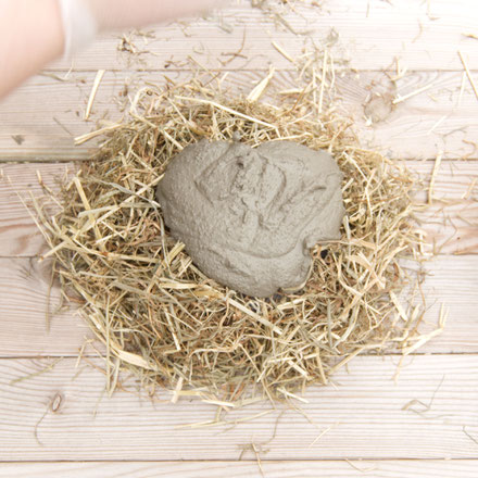 DIY hay reinforced concrete Easter bowl by PASiNGA Tutorials