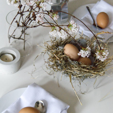 DIY Easter nest for your table setting by PASiNGA tutorials