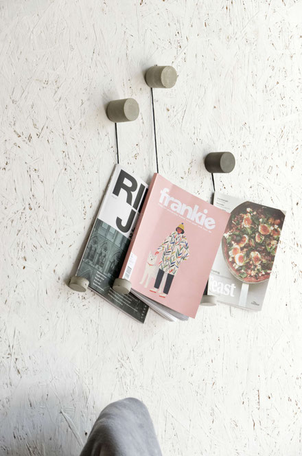 DIY Concrete and Twine Magazine Or Book Holder by PASiNGA