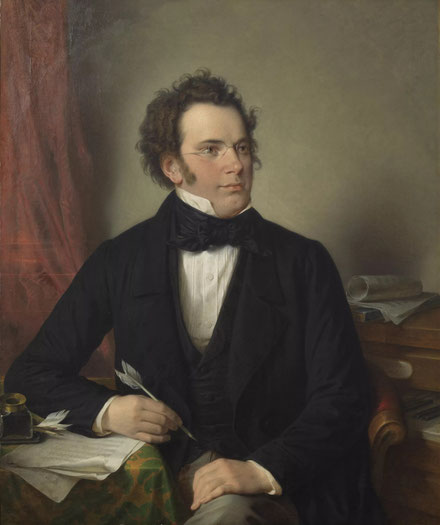Franz Schubert, Portrait von Wilhelm August Rieder