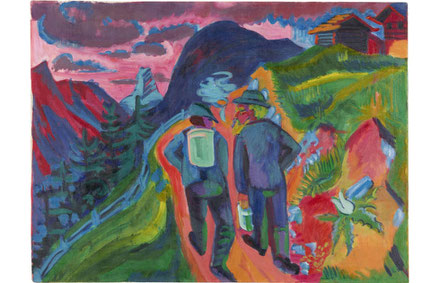 Kirchner: Alpweg nach dem Gewitter / mit freundl. Genehmigung des LWL-Museums