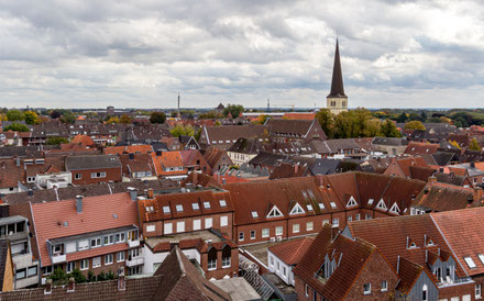 Dülmen mit St. Viktor-Kirche, Foto: Dietmar Rabich