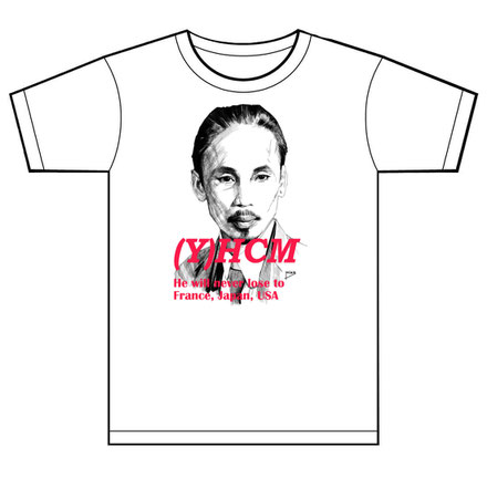 T\shirt illust Ho Chi Minh Hồ Chí Minh 胡志明 ホーチミン by ikeda kazuhiro 池田和宏