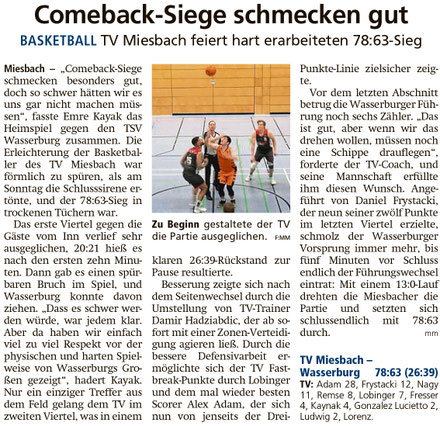 Bericht im Miesbacher Merkur am 13. Dezember 2023 - Zum Vergrößern klicken
