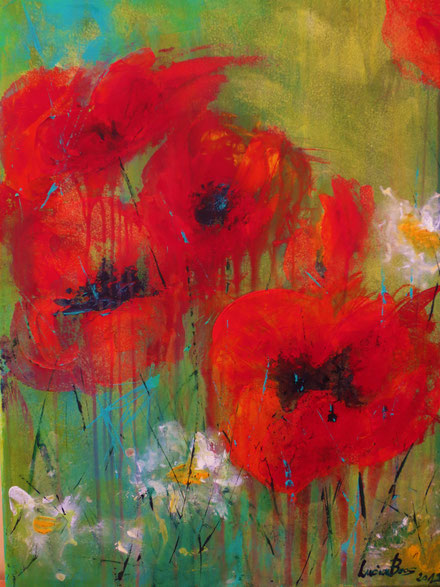ohne Titel , Acryl , 60x80 cm , BNr. 303