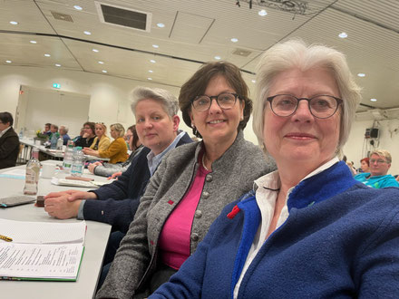 Grit Griem-Krey, Kirsten Steinmatz und Brigitte Scheffel