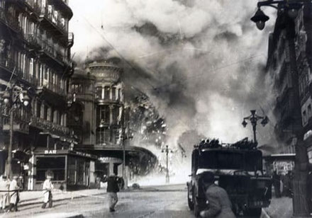 Incendie des Nouvelles Galeries sur la Canebière 