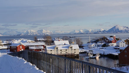 Svolvaer mit Sicht von der Brücke