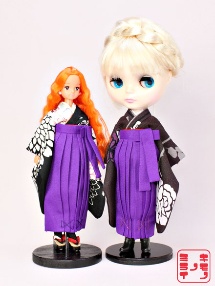Blythe kimono,ruruko 袴,リカちゃん 着物