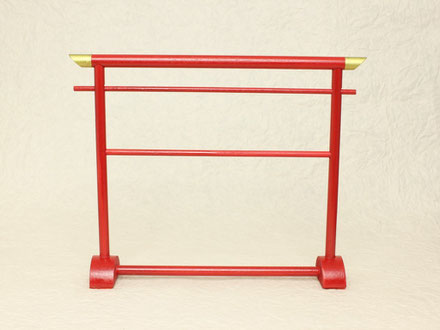 Sサイズ衣桁 紅 - ドール着物 通販 キモノノミライ