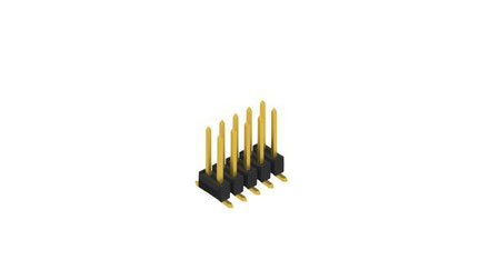 SL11 SMD 078 10 G（0.635mm角ピン） 2.54mmピッチ 表面実装用ピンヘッダー 2列