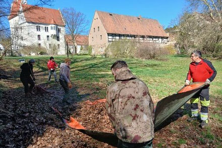 Das Laub wurde gebändigt, Heynitz 2026