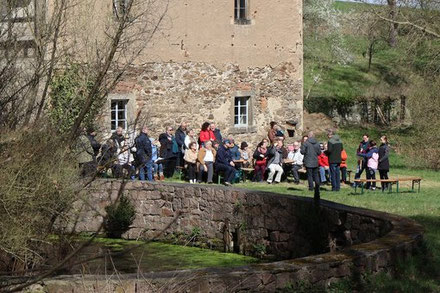 Gottesdienst 1. Teil im Schlosspark, Ostermontag 2026