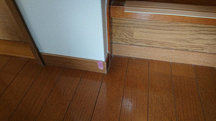 室内ドア陥没穴リペア補修