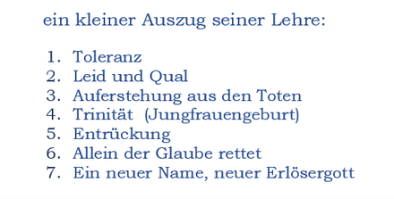 ein paar Punkte zur Lehre des Paulus