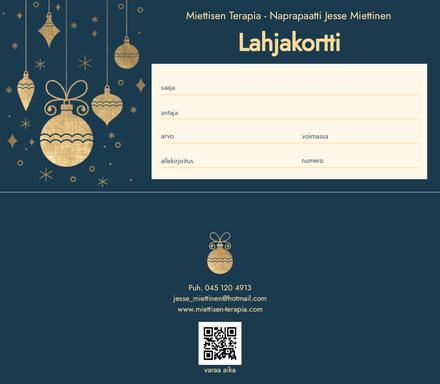 Naprapaatti Lahjakortti Kotka