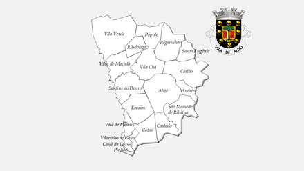 Freguesias do concelho de Alijó antes da reforma administrativa de 2013