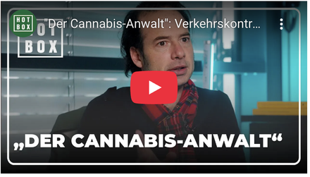 Oliver Rabbat der Cannabis Anwalt auf Youtube bei Hotbox